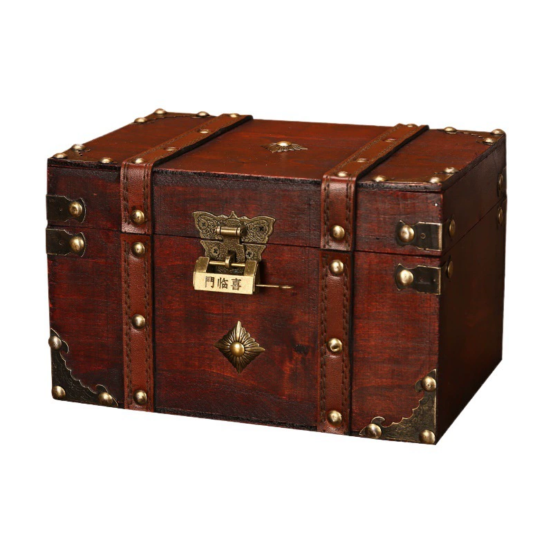 Storage Box Large Wood Vintage from Yomiego