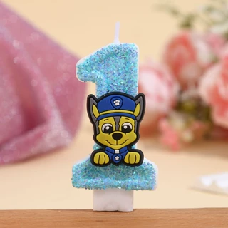 跨境亚马逊希音temu万圣节汪汪队数字厂家直供蛋糕装饰派对布置