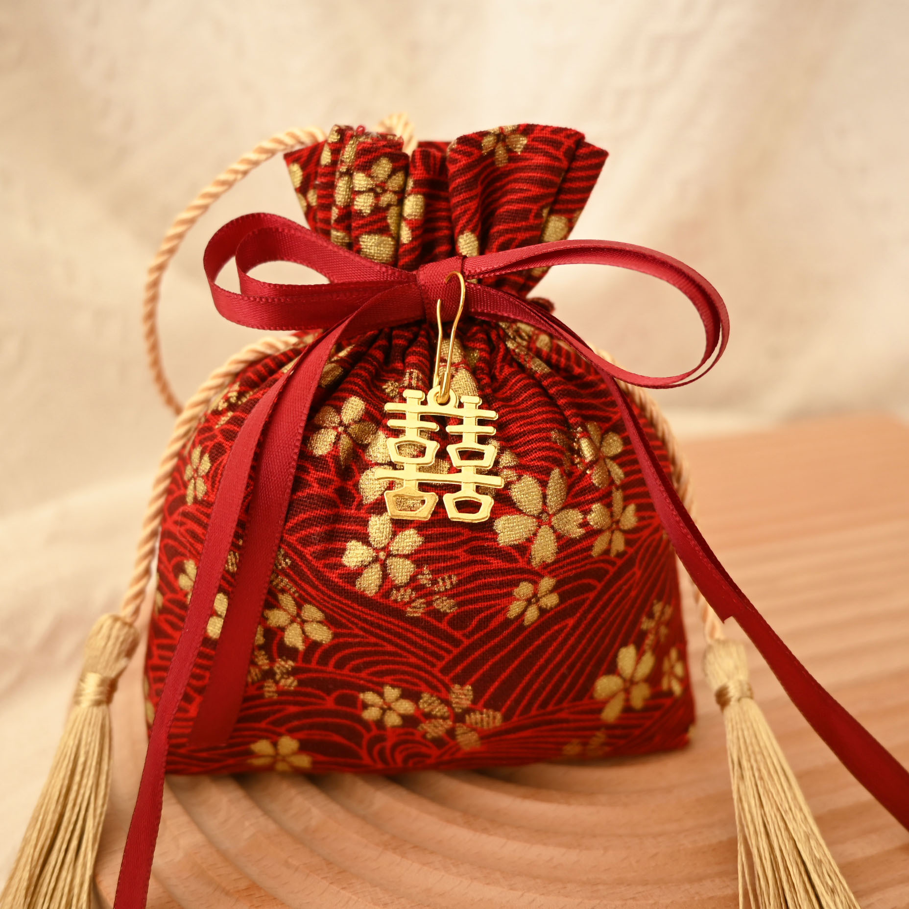 Bolsa de dulces de boda caja de dulces de boda caja de regalo de dulces portátil estilo chino sin plegar caja de dulces de compromiso caja de regalo