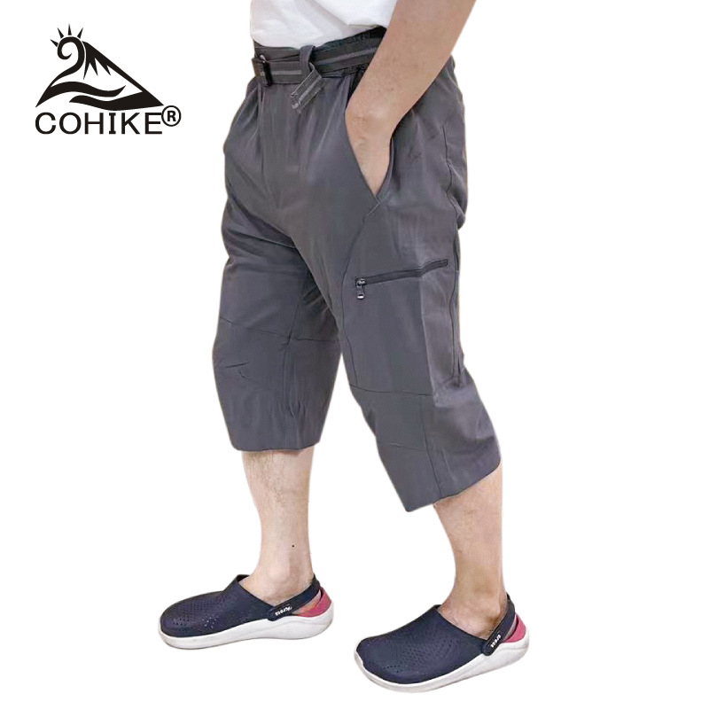 outdoors Quick drying pants Men's summer travel on foot leisure time ventilation Elastic force Pants Manufactor wholesale