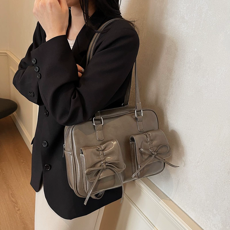Retro handheld shoulder bag, underarm bag, backpack, high-quality style