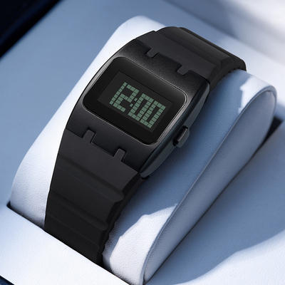 WLISTH Swiss brand foreign trade trend waterproof multifunctional electronic watch fashion sports silicone tape electronic watch