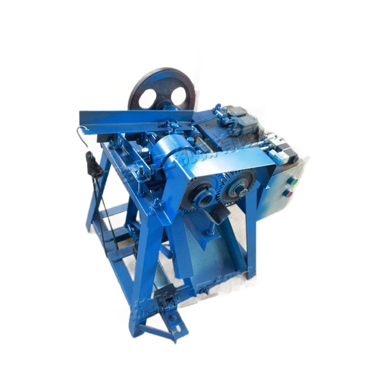 Máquina semiautomática de tornillo de varilla redonda pequeña varilla de barrido máquina de corte de dientes de varilla de madera equipo de procesamiento automático de tornillo de varilla de madera