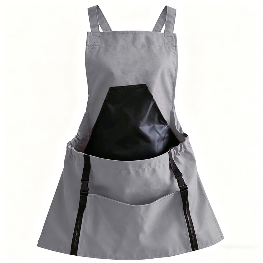 Delantal de tela Oxford con bolsillo grande de Amazon para recolectar frutas y verduras, delantal de liberación rápida para fruterías y floristerías, venta al por mayor. image 11