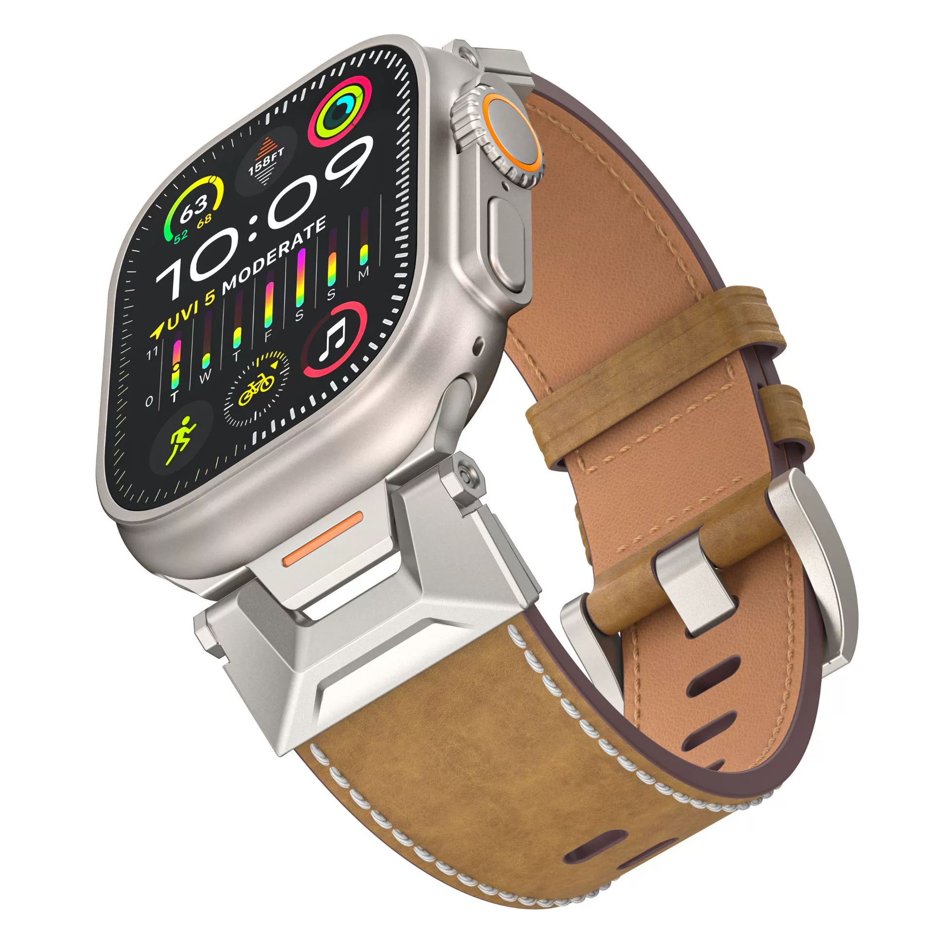 Apple 10-го поколения 46 мм совместим с Applewatch 1-9 поколения/SE функция ремня iWatch часы