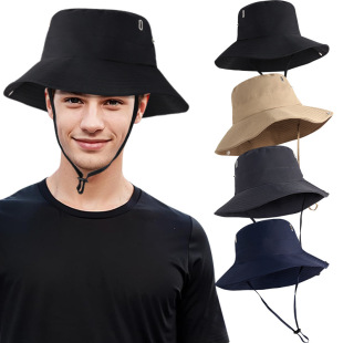 Western Cowboy Hat for Men and Women, Double-Sided Large Brim Hat, Spring Quick-Drying Anti-Uv Sun Hat, Fishing and Hiking Fisherman Hat