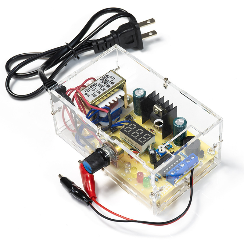 Lm317調整可能安定化電源ボードセットdiy電源トレーニングセット (英語版部品)|undefined