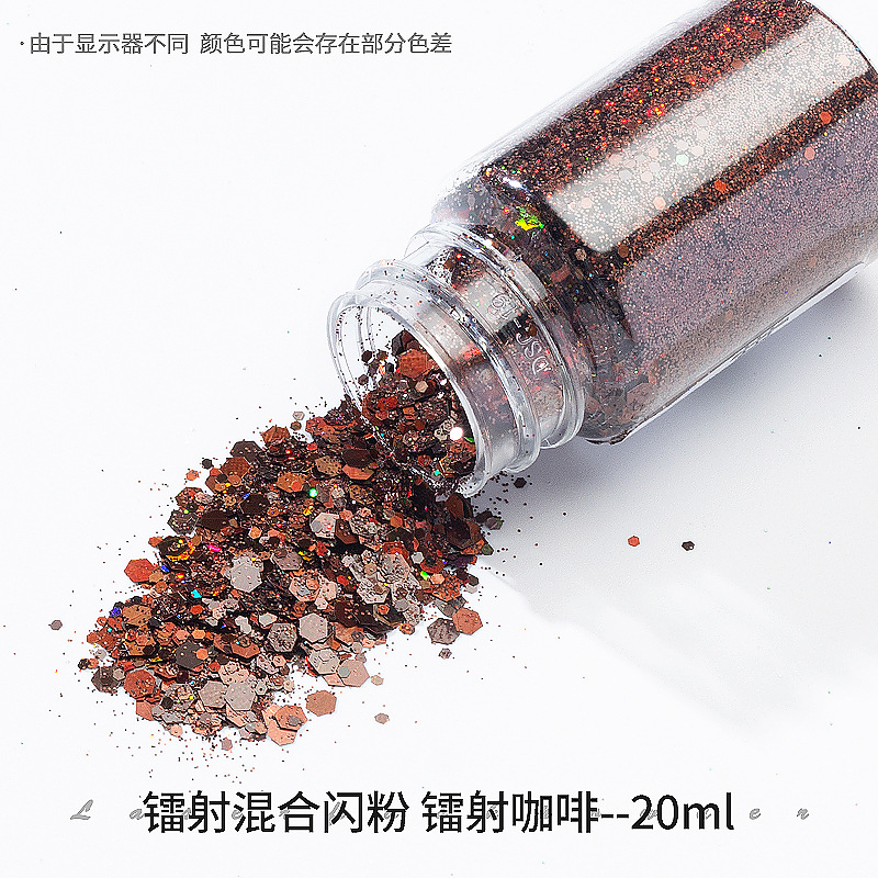 polvo brillante DIY material sequinilla goteo AB molde resina UV aceite Mahjong relleno joyas auriculares ilusión