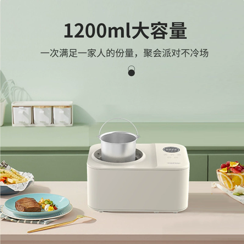 Automatic capacious machine for ice cream, fully automatic