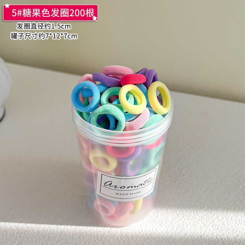 Estilo coreano de alta cuerda de Pelo elástico de las mujeres anillo de toalla simple banda de goma cuerda de pelo de cola de caballo alta anillo de pelo de bebé