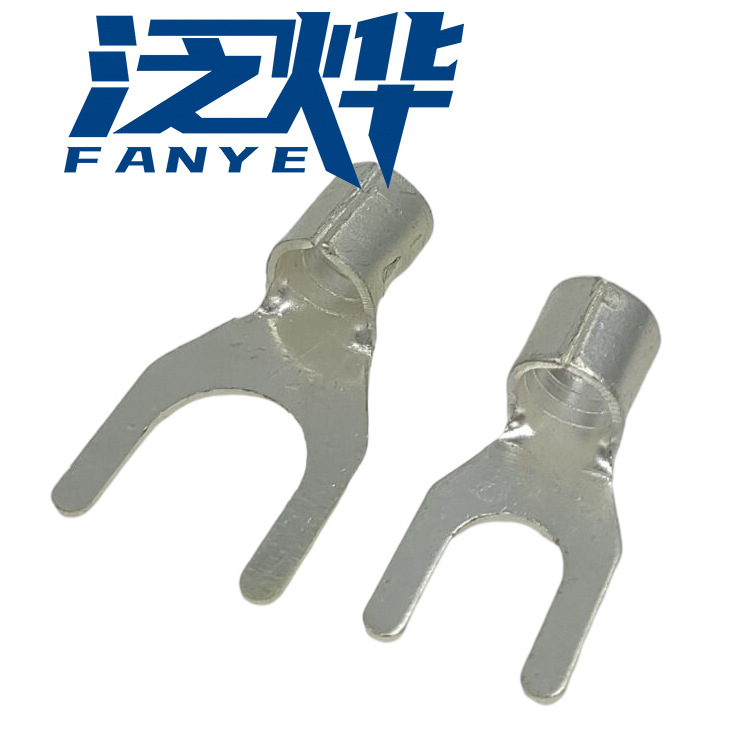 叉形铜接线冷压裸端子UT叉型全系列线鼻子端头线耳铜线鼻紫铜链接