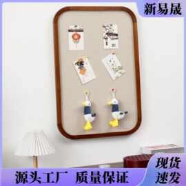 实木相框软木别针图钉板