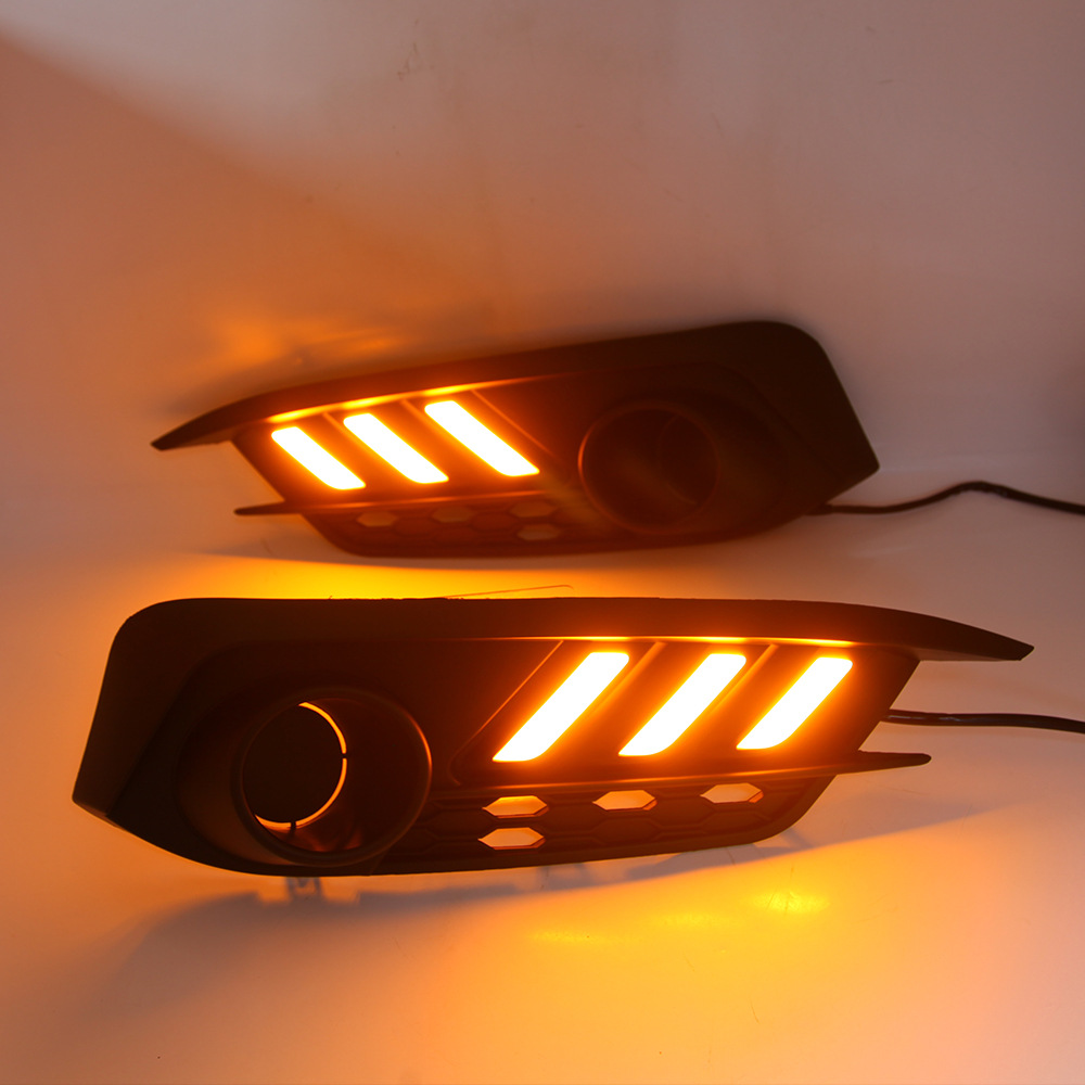 10 generación cívica LED luces diurnas caballo salvaje streamer 3 colores Aplicable a 17 nuevas luces de circulación diurna cívica