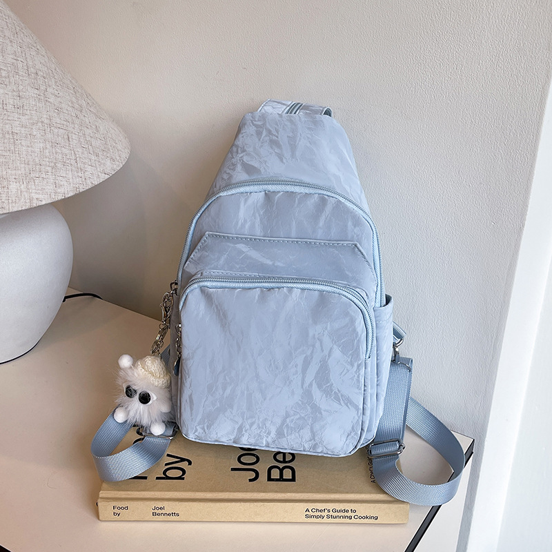 2024 nueva moda multifuncional multifuncional mochila casual pequeña para mujeres tres bolsas de pecho ligeras bolsas de hombro multicapa