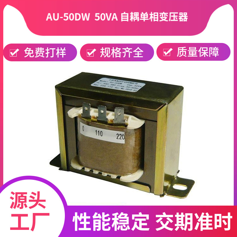 AU-50DW自耦变压器铁壳电源变压器南京安培