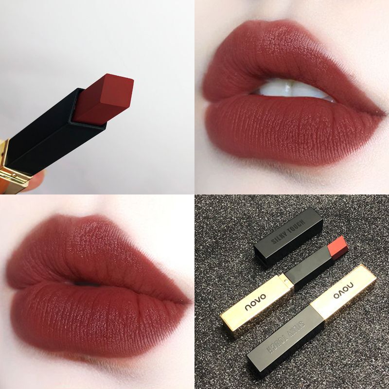 novo small gold bar lipstick velvet matte matte surface Li Jiaqi 21 small gold tube lipstick student style cheap replacement novo small gold bar lipstick velvet matte matte surface Li Jiaqi 21 small gold tube lipstick student style cheap replacement