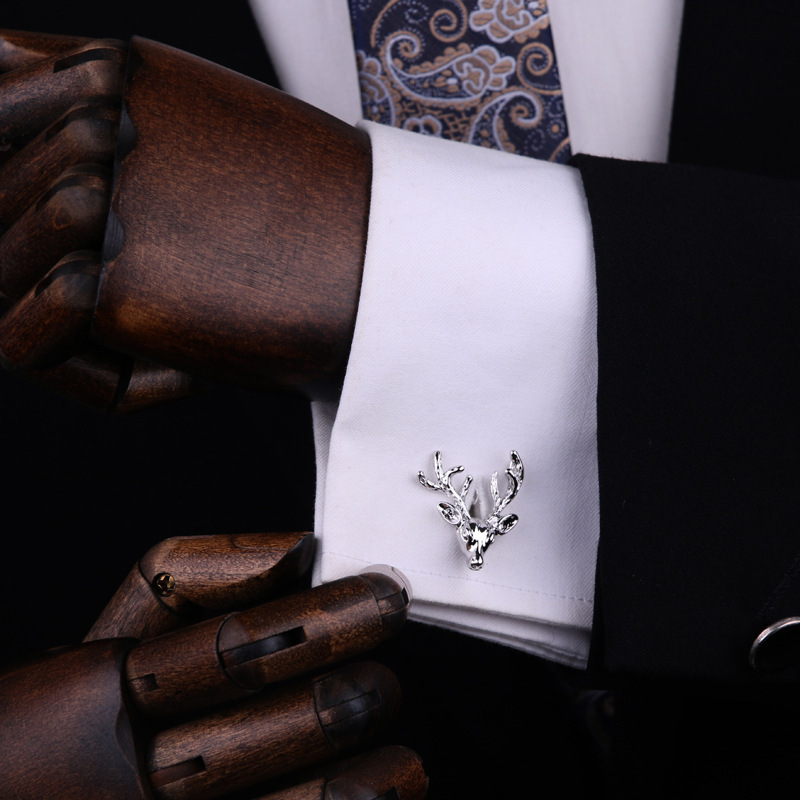 Along the way you have French shirt cufflinks shirt buttons men's suit cuff nail shirt light luxury sleeve nail