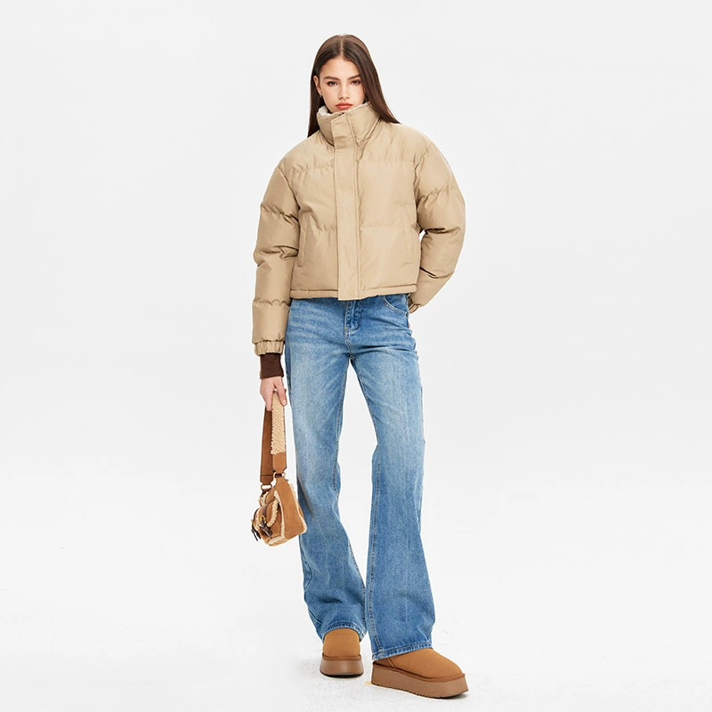Ретро короткая трендовая down jacket, американский стиль, увеличенная толщина