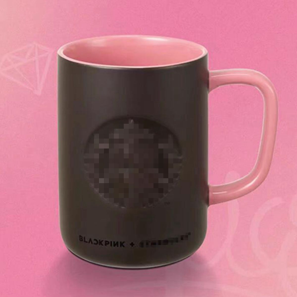 Star Daddy blackpink copos de oro negro tazas de cerámica de oficina en el hogar tazas de café de mesa en stock