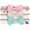 3pcs Baby Headband Cute Bow Girl Head Bands Turban Newborn F