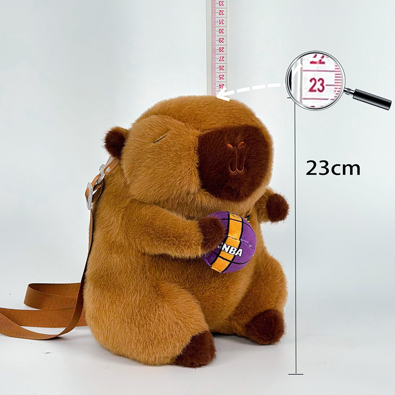 Nuevos deportes de baloncesto Dolphin capibara muñeca muñeca de peluche muñeca lindo muñeca de intercambio de muñeca