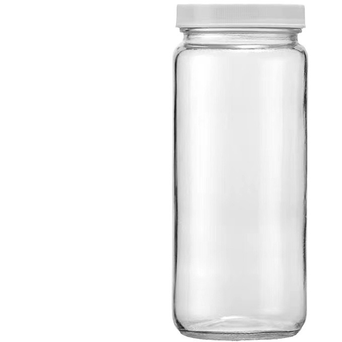 Amazon 16 onzas botellas de jugo de vidrio botellas de bebida frías botellas de enzima botellas de miel botellas de leche botellas de jugo
