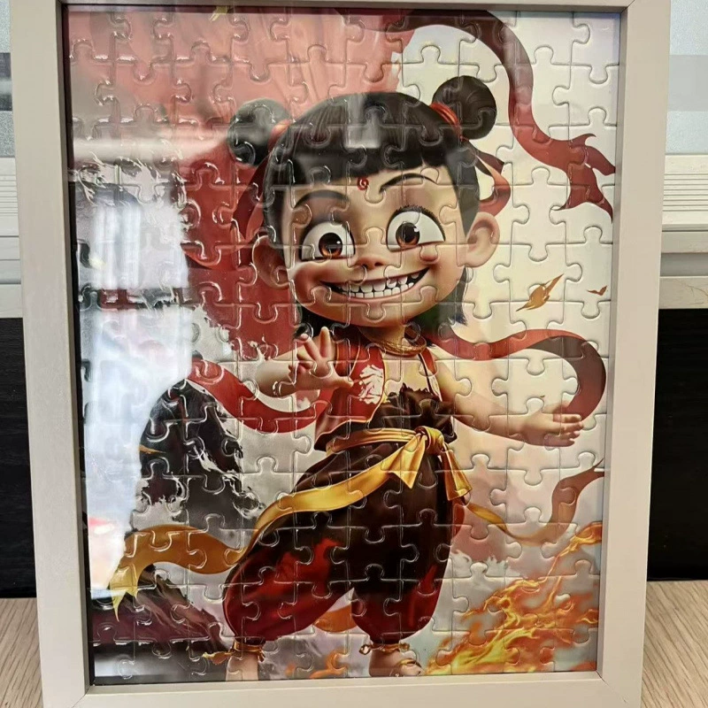 Оптовая продажа пазлов Неза Волшебный ребенок Морской хаос 200 деталей 300 деталей Подарок Детские развивающие игрушки