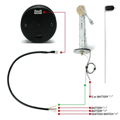 Universal Oil Level Meter, automobile instrument