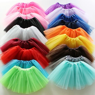 Юбка-пачка tutu для детей полиэстеровая сетка трёхслойная конфетные цвета