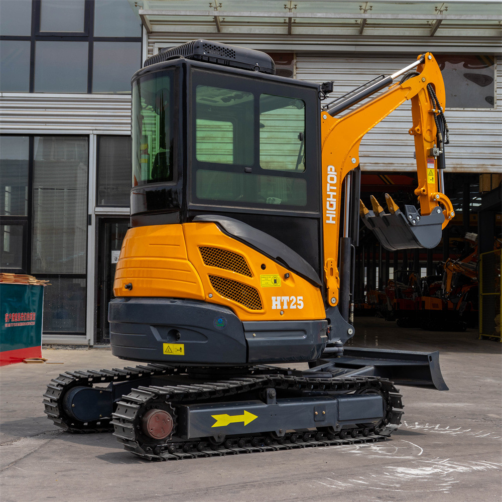 HT25型号带驾驶室履带式挖掘机 果园挖沟机 海外基地建筑挖土机