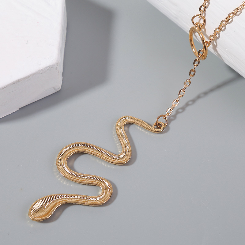 Europische und amerikanische einfache Schlangenkette Halskette kreativer Sternzeichen Anhnger Schmuckpicture6