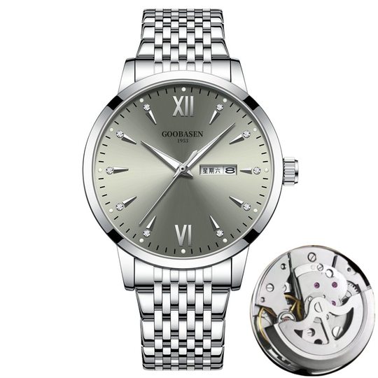 Guberson full-automatic mechanical watch men's hollow watch new men's watch tide trembles live explosions a generation of hair