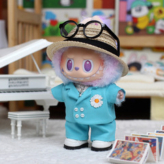 服だけ】一/三世代の布の子供服の幸運なペンダント韓流スター服の心のマカロンLabub