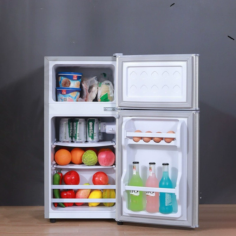 [Доставка на дом] Холодильник бытовой двухдверный небольшой мини-морозильник для двух человек в аренду в общежитии энергосберегающий
