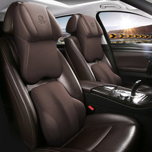 跨境汽车头枕车用护颈枕座椅腰靠枕头记忆棉四季通用车用座椅头枕