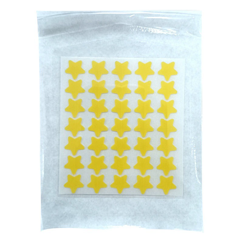 Трансграничная пятизвездочная цветная наклейка прыщей