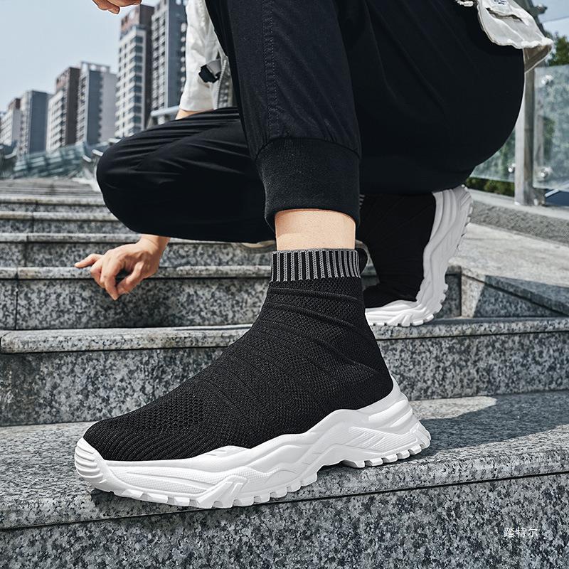 2024 New Large Size Breathable Mesh Sock Couples, High-top Sports Lightweight Casual Shoes For Men And Women_voghion.com