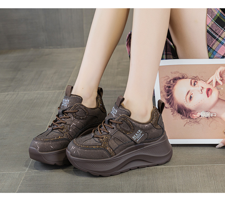 Giày sneaker nữ đế dày phong cách cổ điển Forrest Gump, thời trang đa năng, phù hợp mọi dáng người — M2975 đơn màu xám, M2975-1 plus nhung xám, M2975 lớp lót đơn màu be, M2975-1 plus nhung màu be chi tiết 11