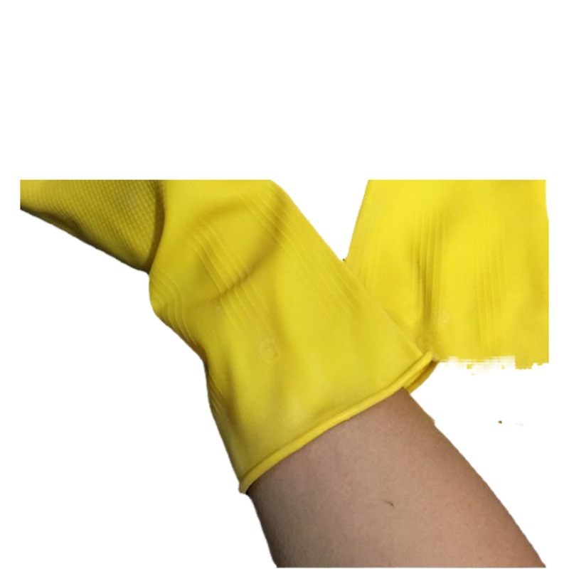 Al por mayor guantes de látex desechables guantes para lavar platos limpieza a prueba de aceite cocina engrosada caucho látex tendón plástico