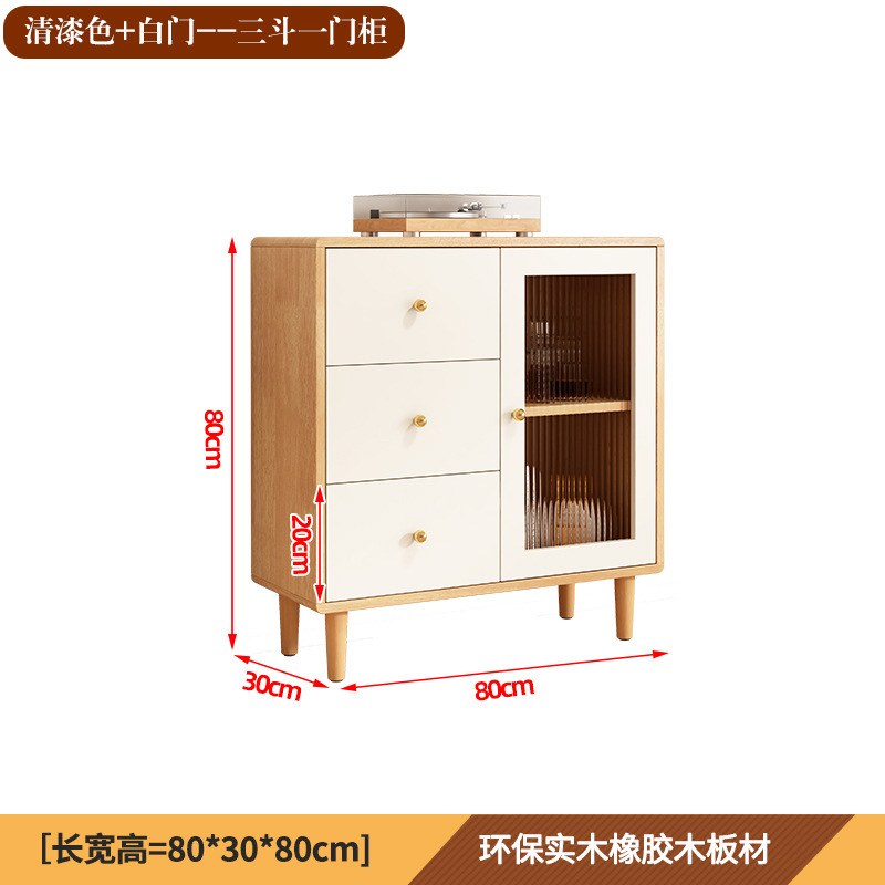 純無垢材テレビキャビネット収納ロッカー一体型サイドキャビネット垂直キャビネットリビングルームログスタイルフロアフルコーヒーテーブル組み合わせ|undefined