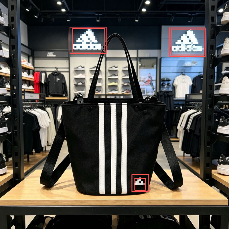 Adidas-Style Three-Stripe Color-Blocked Bucket Bag for Women, 2026 New Korean Version, Niche Sports Commuter Bag Adidas-Style Three-Stripe Color-Blocked Bucket Bag for Women, 2026 New Korean Version, Niche Sports Commuter Bag