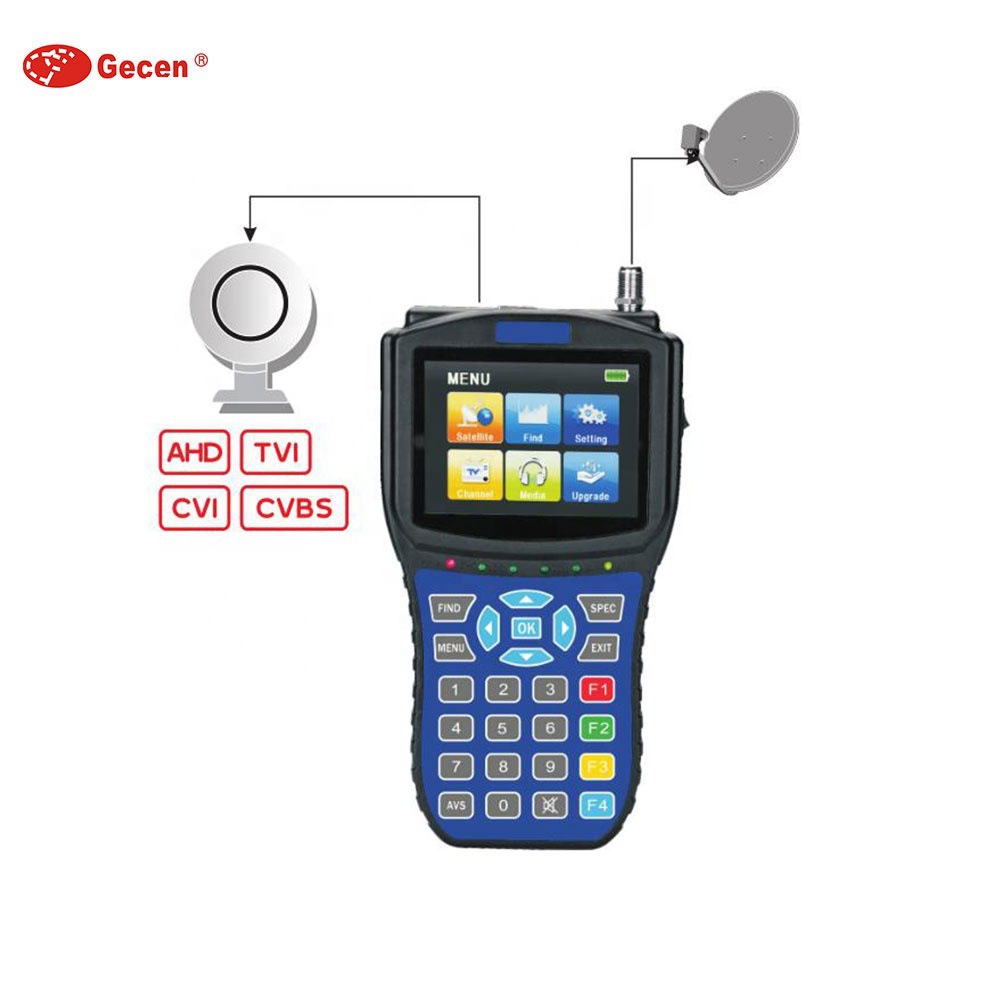 数字高清卫星寻星仪SAT finder测试仪LNB调星仪 DVB-S2AHD监控3.5