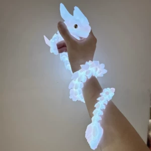 3D-печатный дракон с кристальными рогами шарнирная фигурка