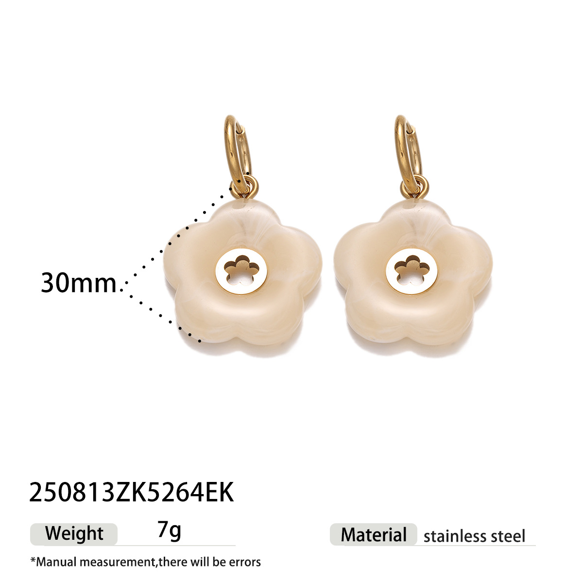 Collar de acrílico de lujo ligero de nicho universal de flores acrílicas conjunto de joyerías transfronterizas para mujeres