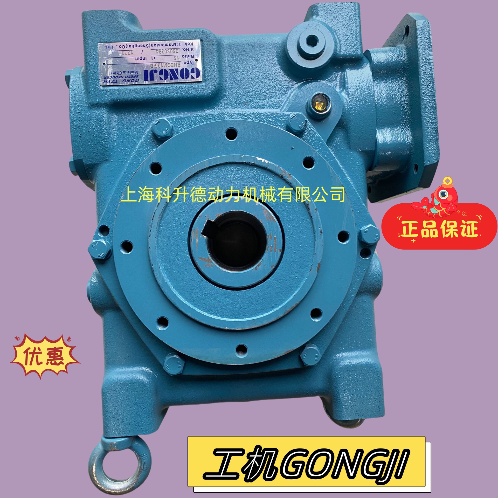BHEQM135  30:1  3.75KW  GONG JI工机蜗轮蜗杆减速机 GONGJI