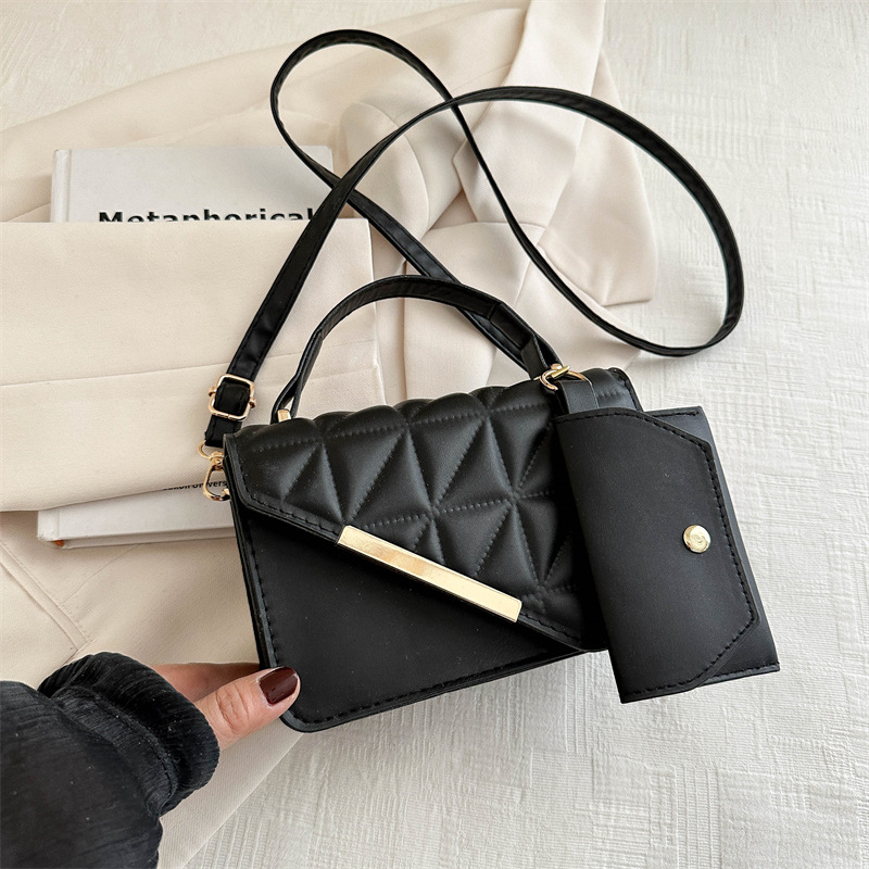 Bolso de diseño de nicho para mujeres 2024 nueva moda diamante mochila de hombro de textura de viajes bolso cuadrado