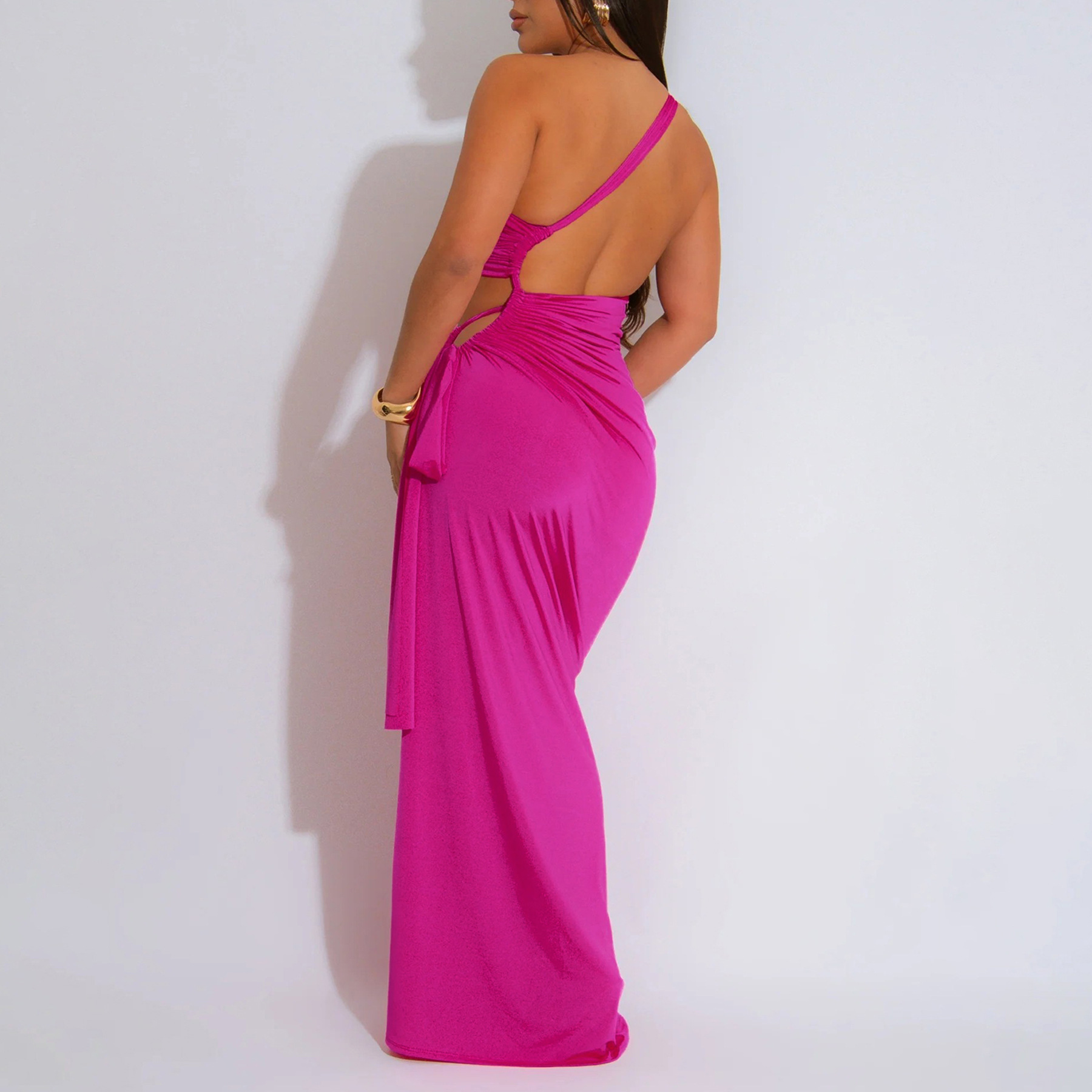 345g Weight Maxi Long Dress Dress Length Type Sleeveless Sleeve Length Sheath Dress Dresses Type Polyester Fabric Type High Waist Waist Line Banquet, Cocktail Party Occasion Strapless, Oblique collar Neckline Slim Fit Type Solid Color Pattern Summer Season Women's Gender Sexy, Streetwear Style Wholesale Women's Sexy Streetwear Solid Color Banquet Cocktail Party Strapless Oblique Collar Sleeveless Sheath Dress 34