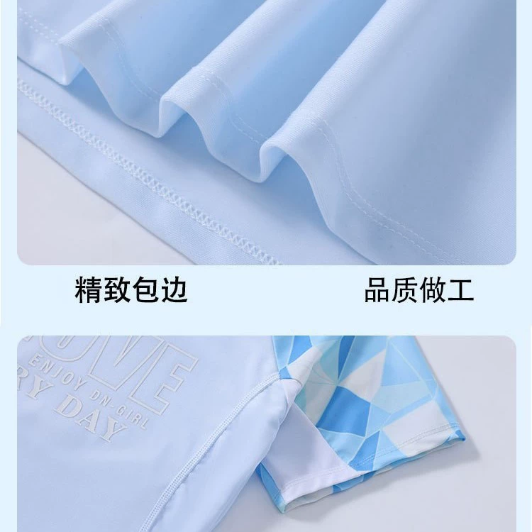 Купальник, комплект, быстро сохнущие защитные underwear, для подростков, для средней школы