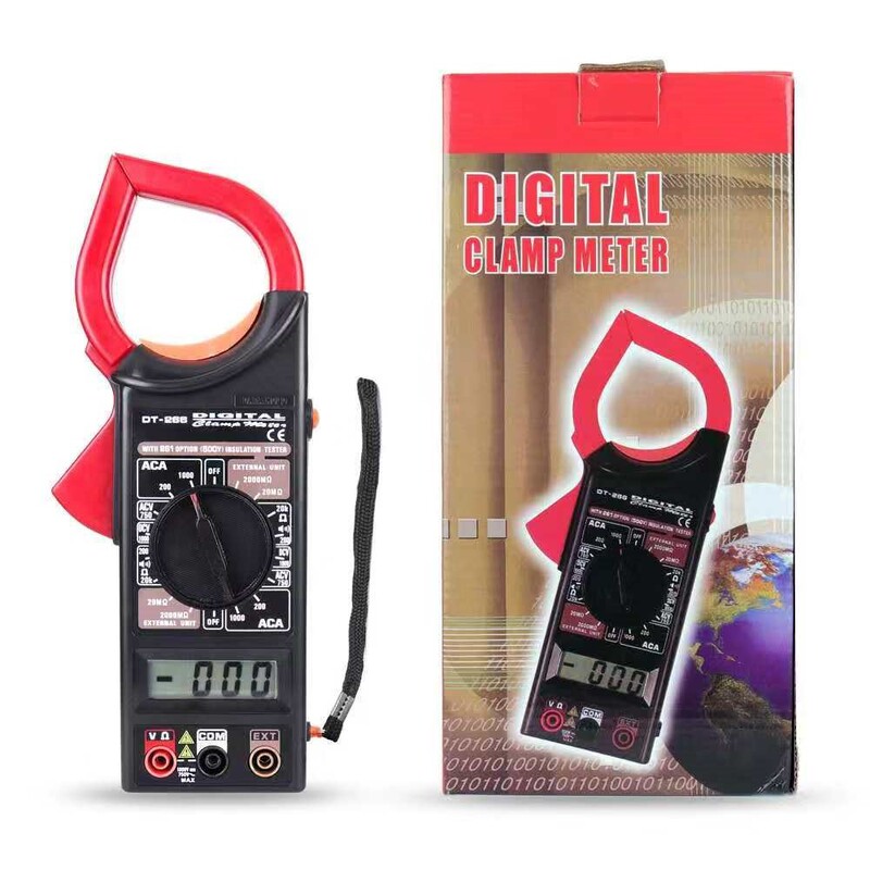 Wholesale DIGITAL CLAMP METER ammeter DIGITAL CLAMP METER DT266 exchange foreign trade DT-266