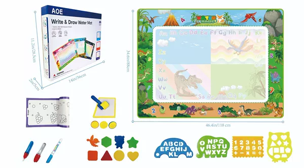 90x120 color box packaging (dinosaur)